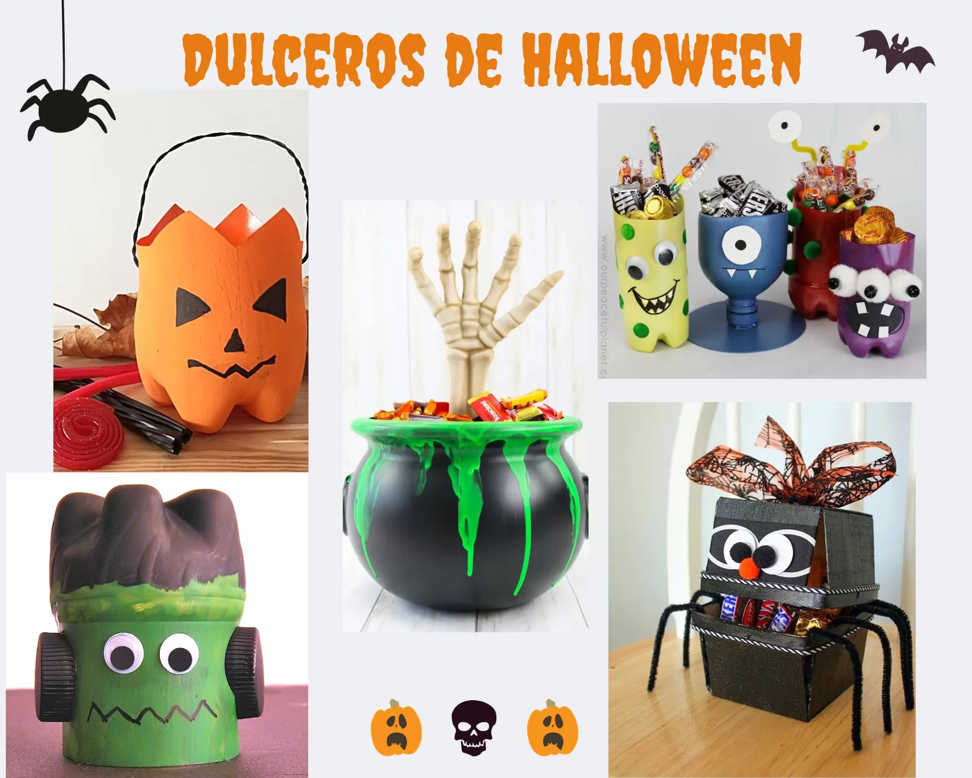 15 Originales Dulceros de Halloween